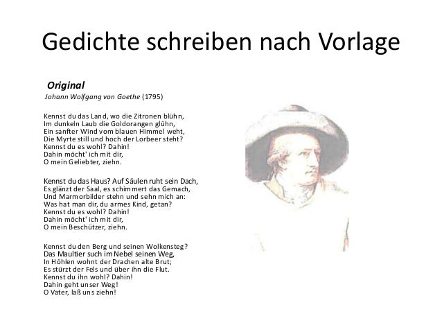 Gedicht Goethe Kennst Du Das Land Beliebter Weihnachtsblog 